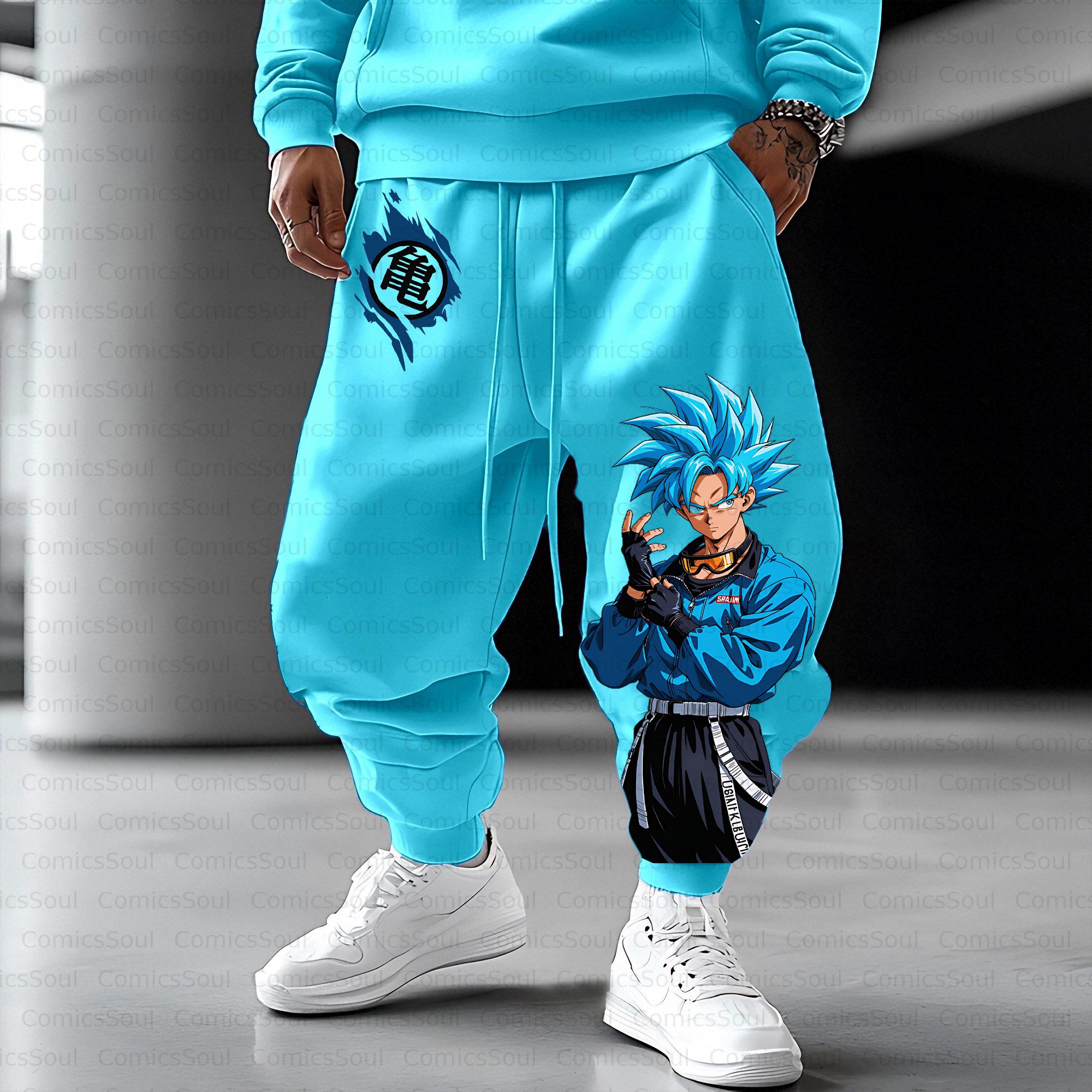 Unisex Casual Anime Streetwear Pant