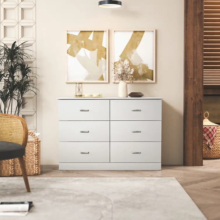WAYFAIR Allyannah 47.0'' W 6 - Drawer Dresser