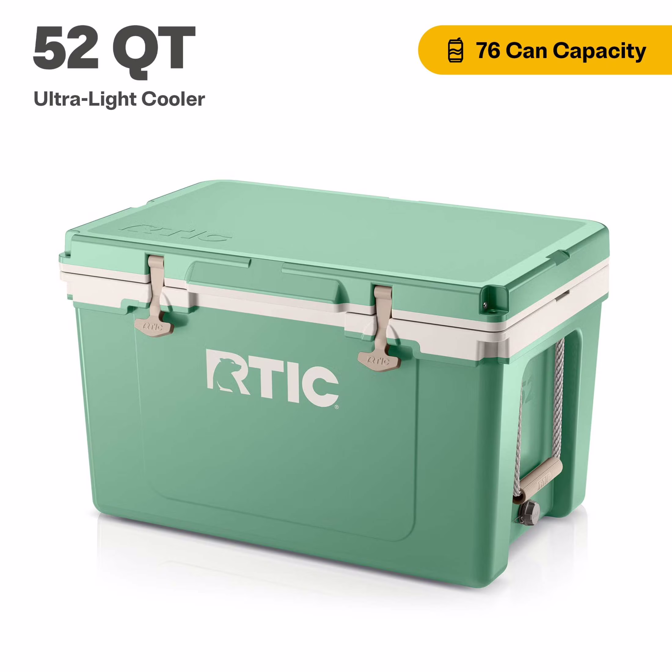 RTIC 52 QT Ultra-Light Hard-Sided Ice Chest Cooler, Fits 76 Cans, Trailblazer - Image 9