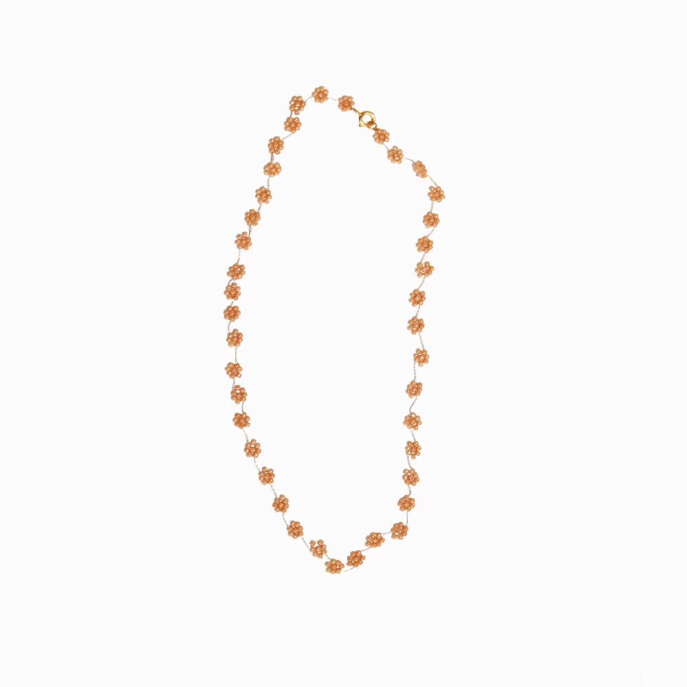 Labro - Collier Fiori N°2 - Beige & Or