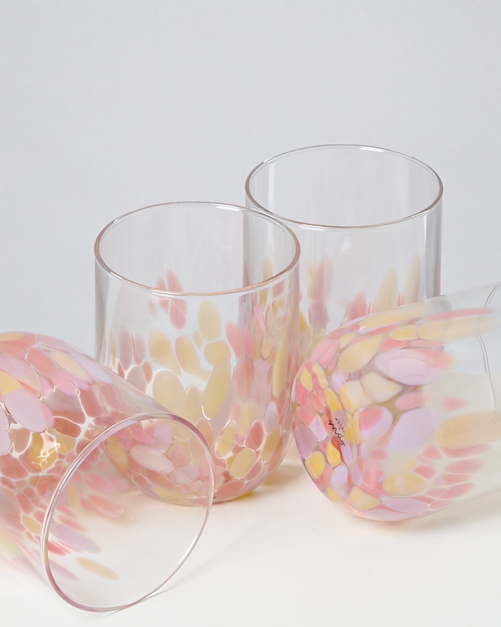 Alegria Glas groß rosa sand