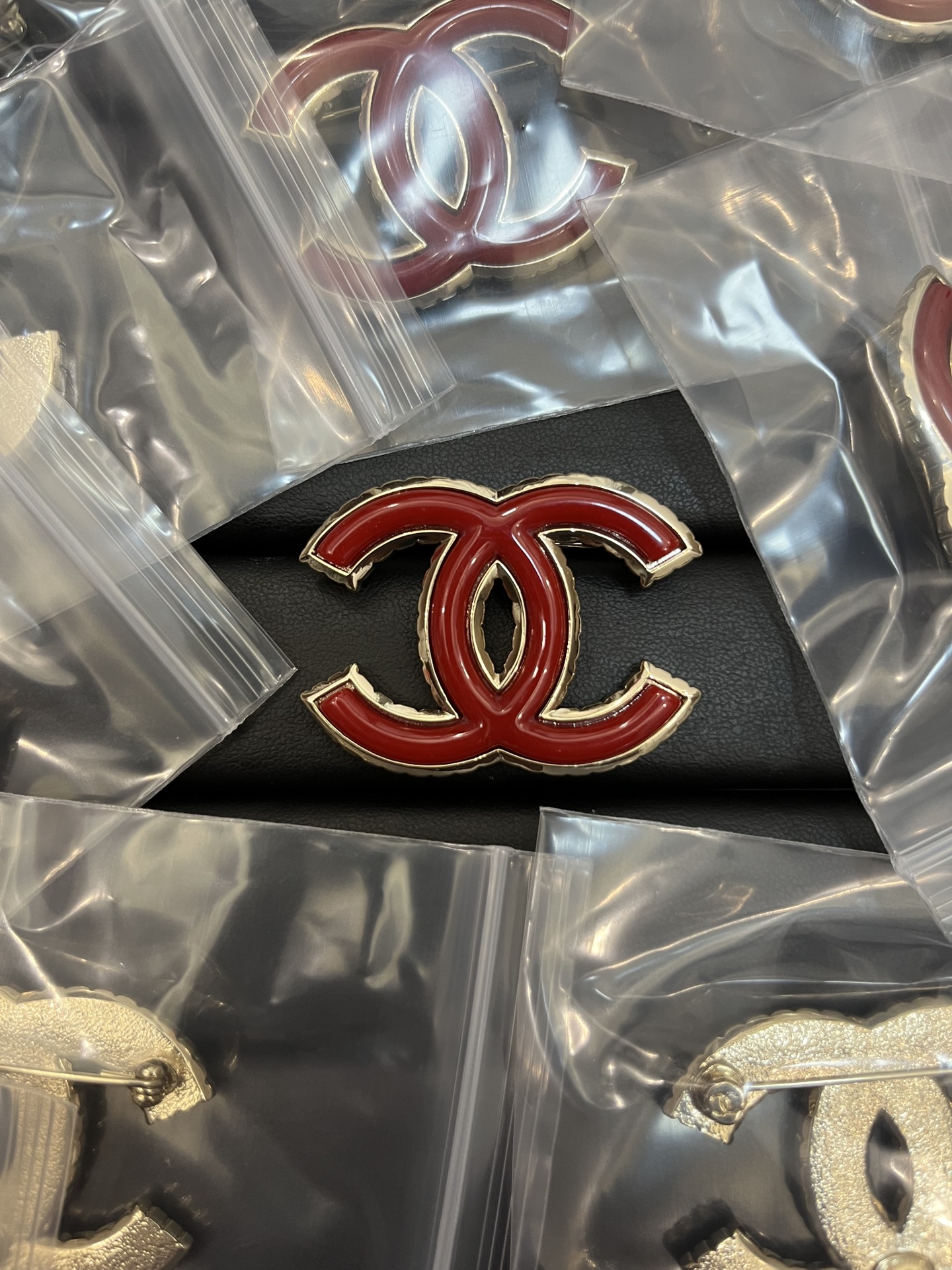 Chanel Red Brooch - Original Replica Club