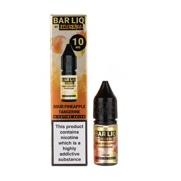 Sour Pineapple Tangerine Nic Salt E-Liquid by Zeus Juice Bar Liq Sour Pineapple Tangerine Nic Salt E-Liquid by Zeus Juice Bar Liq