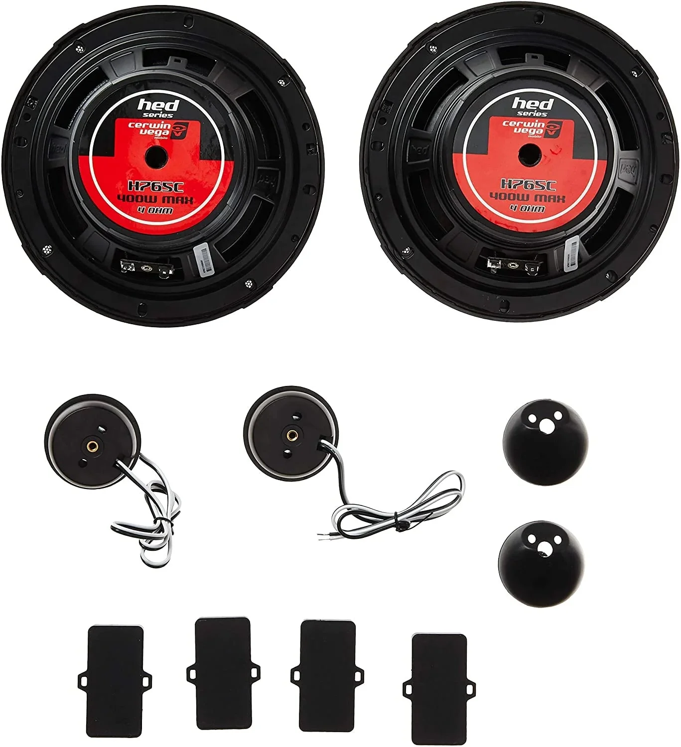 Cerwin Vega HED Series 6.5 in Component And 2-Way Coaxial Car Speaker Systems - H765C + H7652 - Image 5 Cerwin Vega HED Series 6.5 in Component And 2-Way Coaxial Car Speaker Systems - H765C + H7652 - Image 5