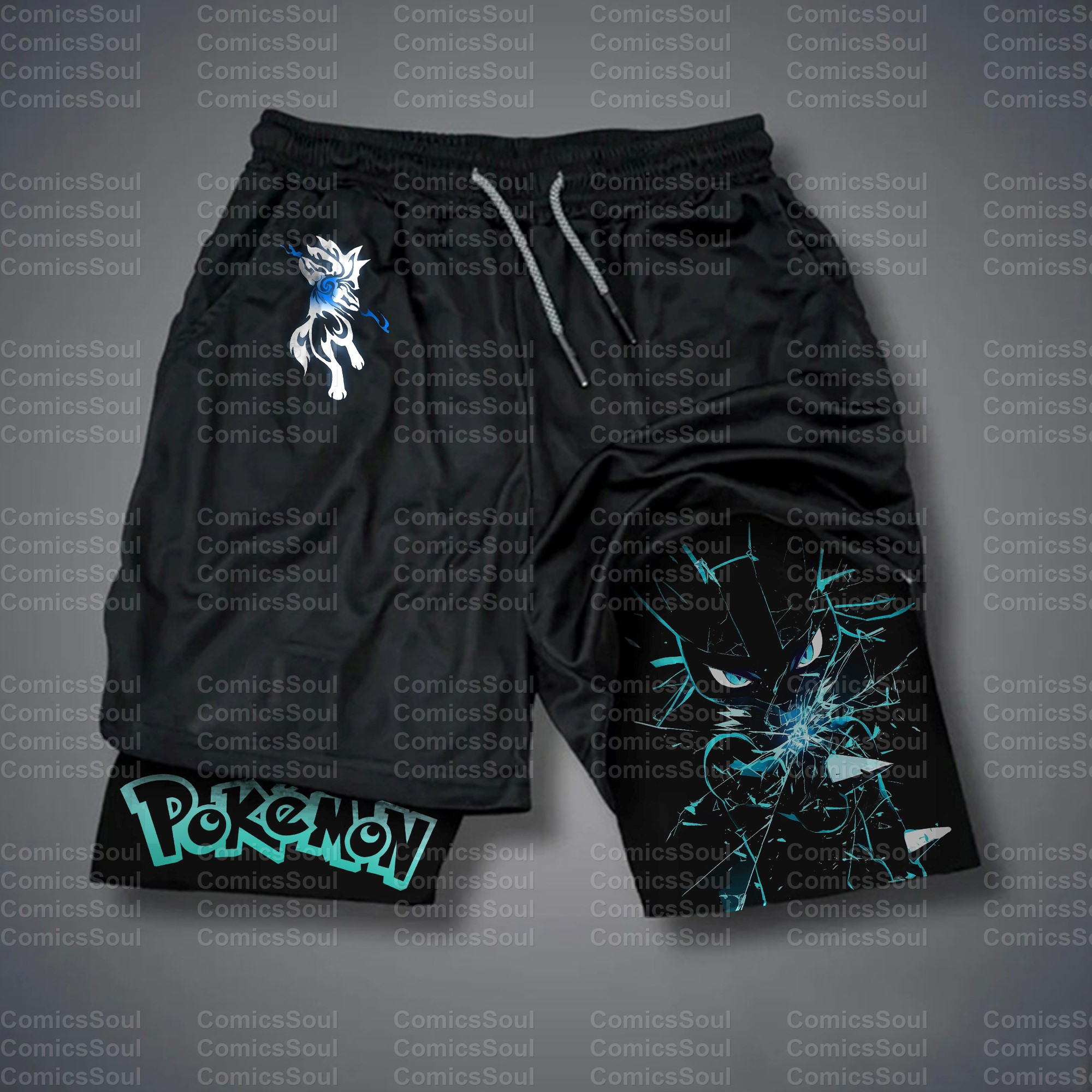 Unisex Casual Anime Streetwear Shorts 丨Comicssoul