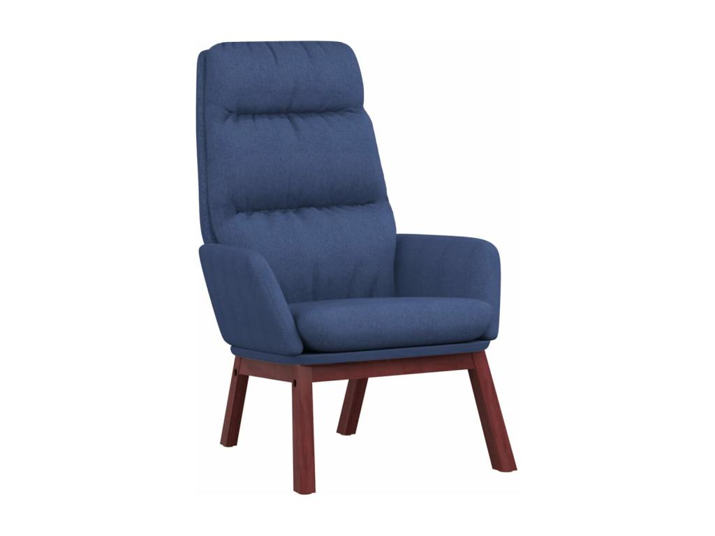Sillón de Nestleano de tela azul