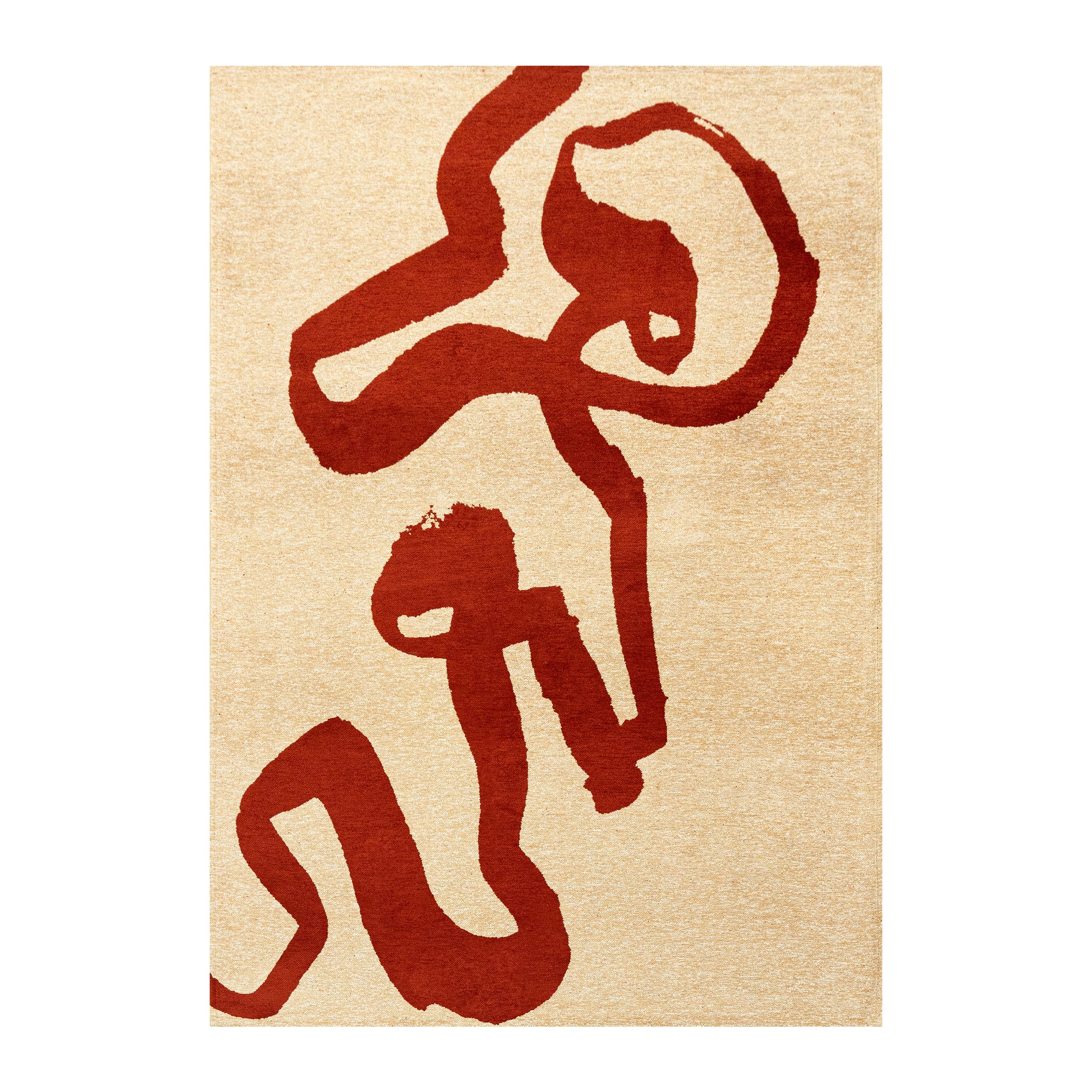 Louis de Poortere Ribbon Vloerkleed 200 x 280 cm - Red