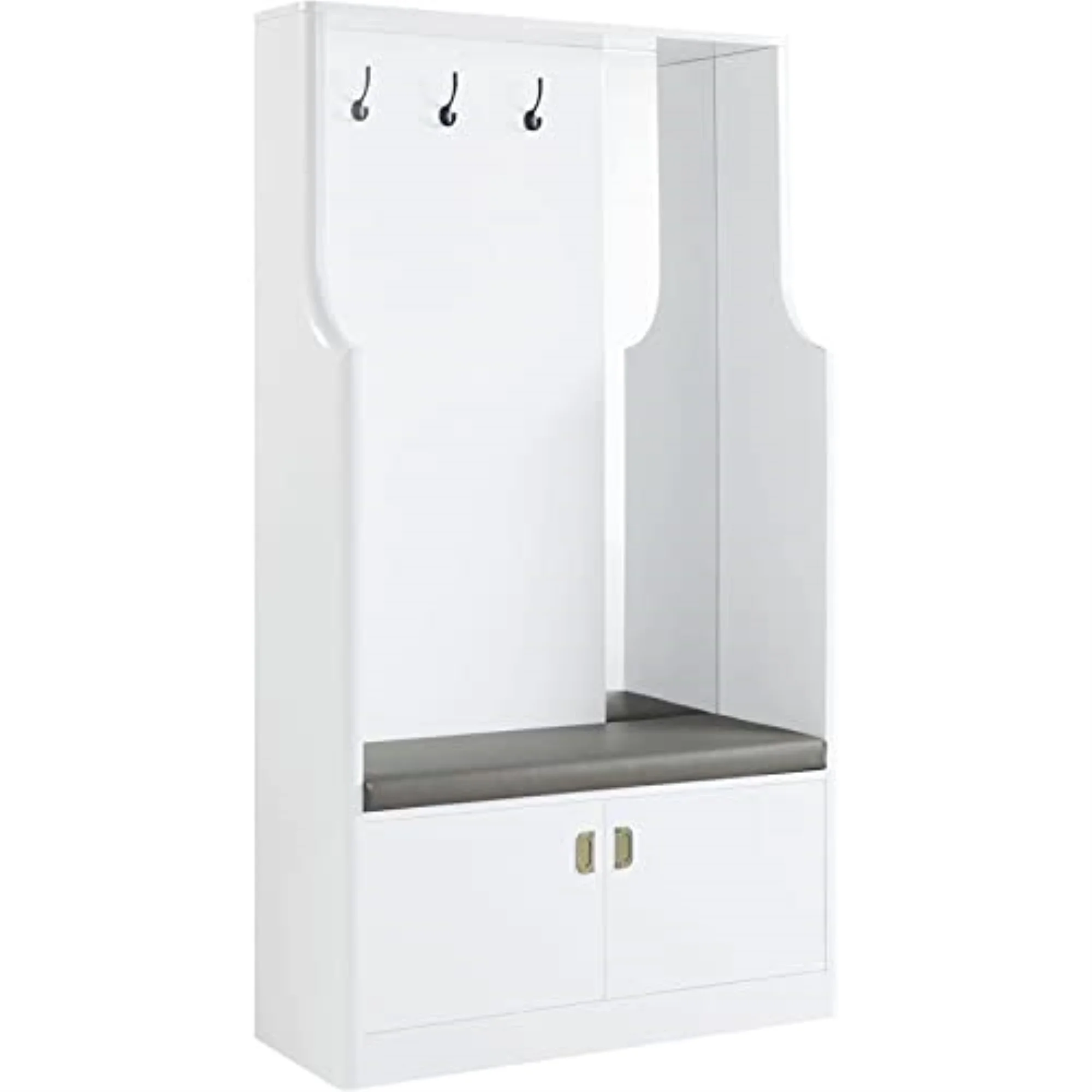 AC01030 - Hall Tree, White High Gloss Finish - Buck II - Image 2
