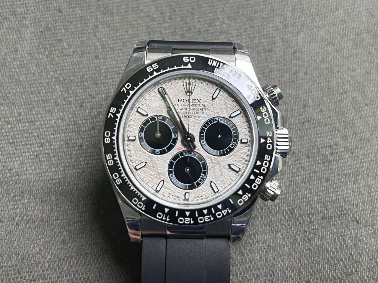 Superclone Rolex Daytona 40 mm 126519LN Meteorite Dial