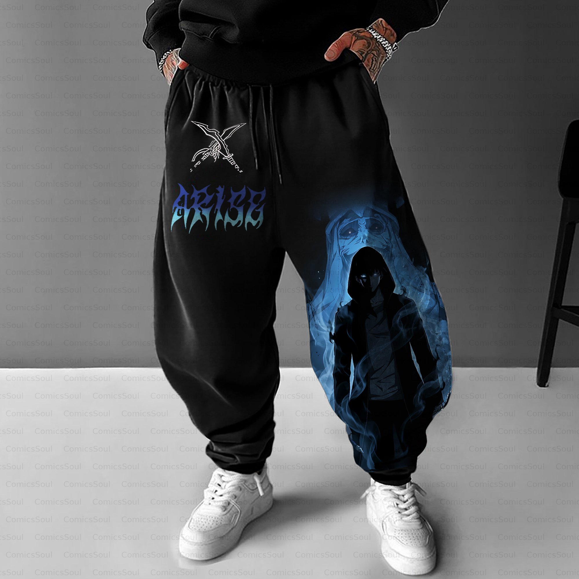 Unisex Casual Anime Streetwear Pant