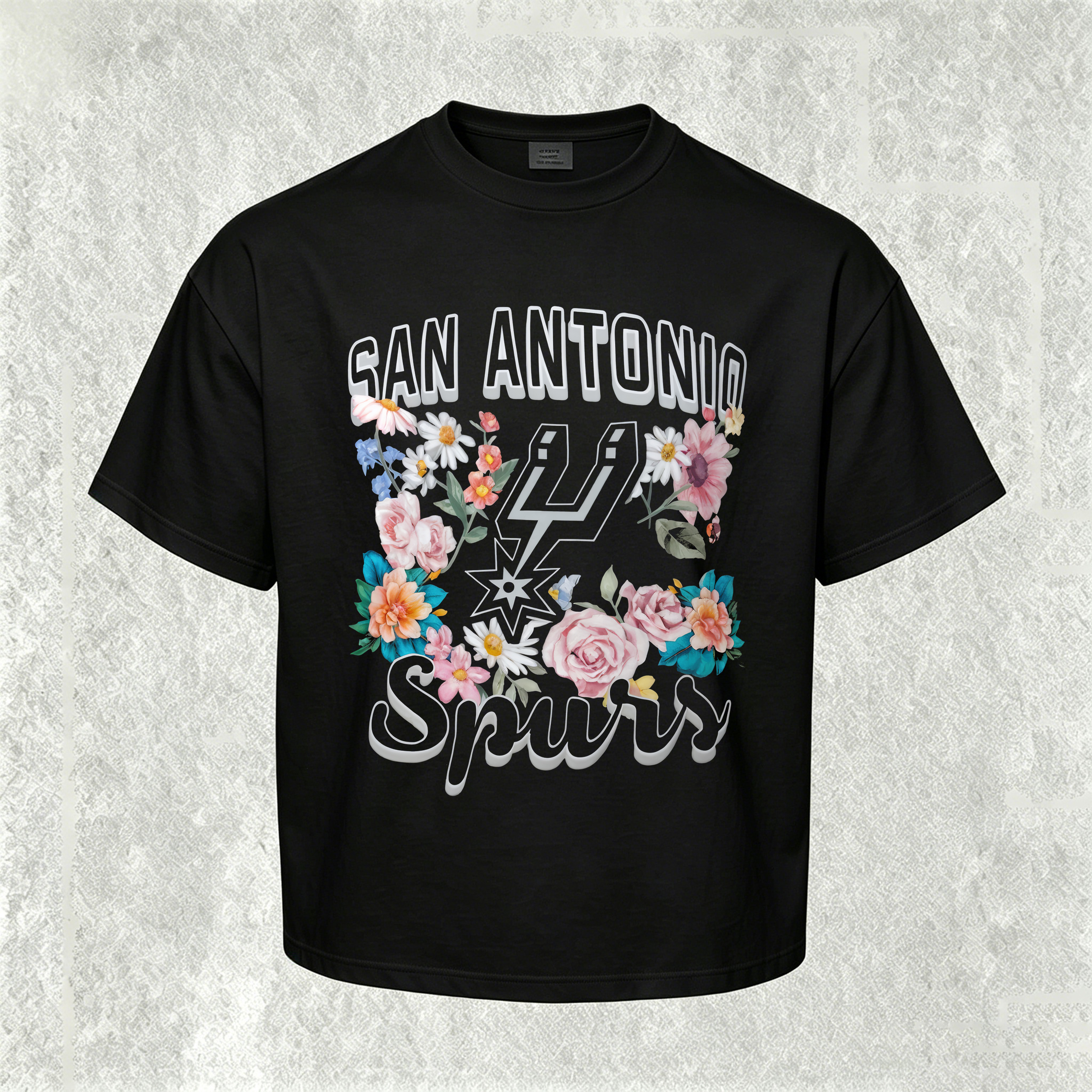 San Antonio Spurs Printed Unisex Oversized T-shirt