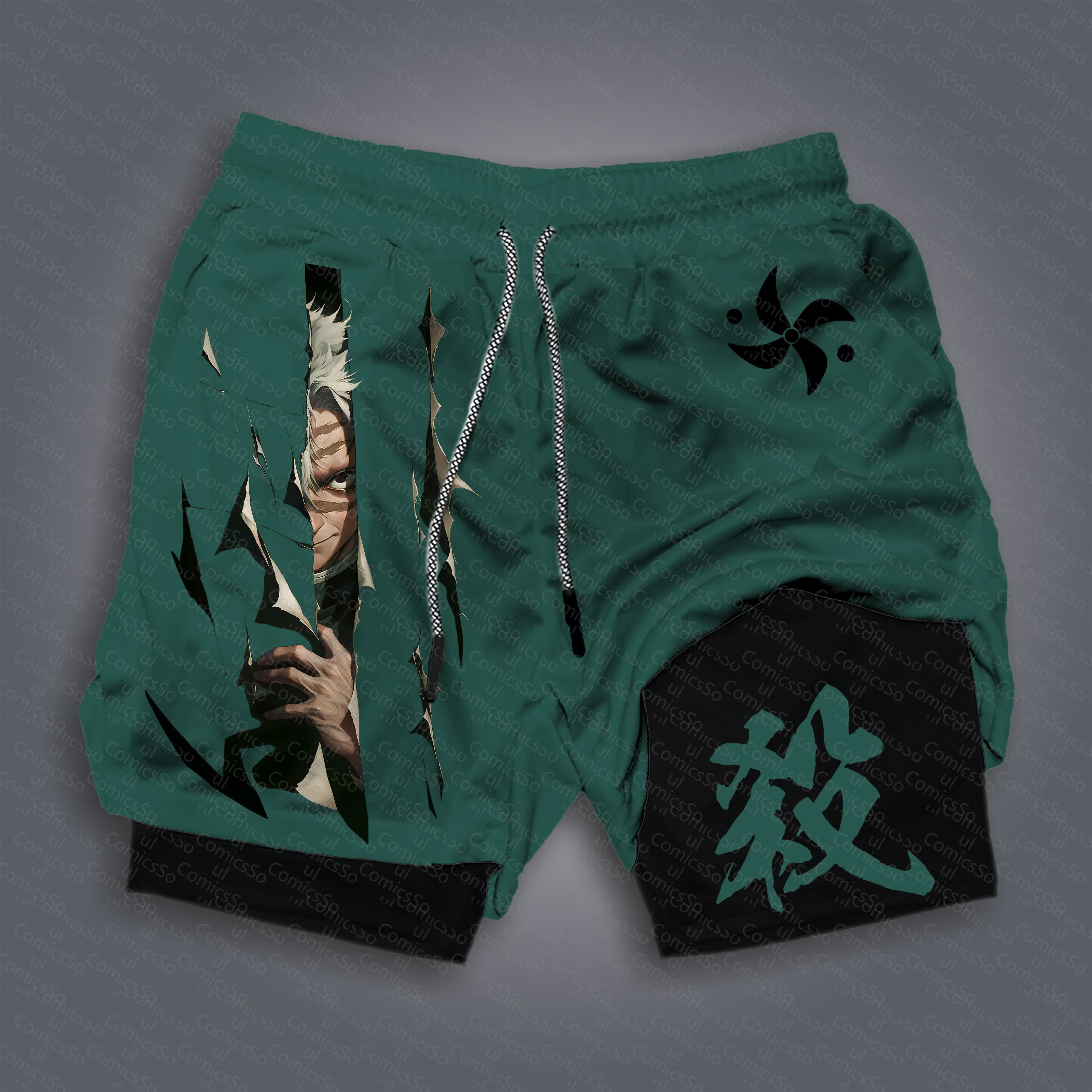 Unisex  “Comicssoul” Casual Anime Streetwear Shorts