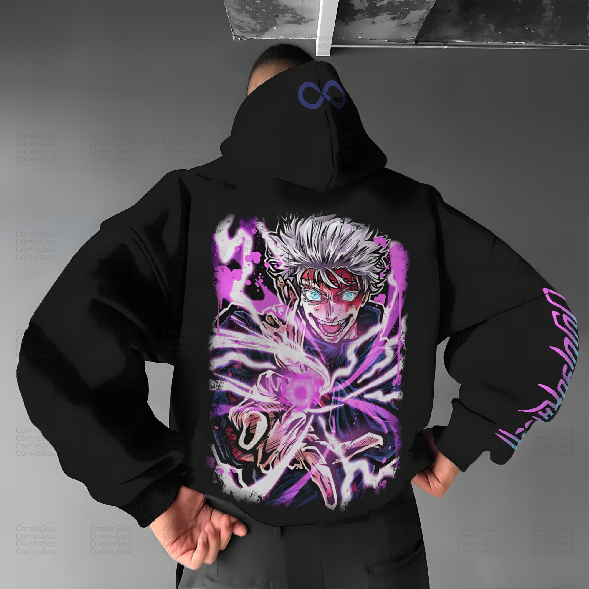 Unisex “Comicssoul” Anime Graphic Streetwear Vintage Hoodie