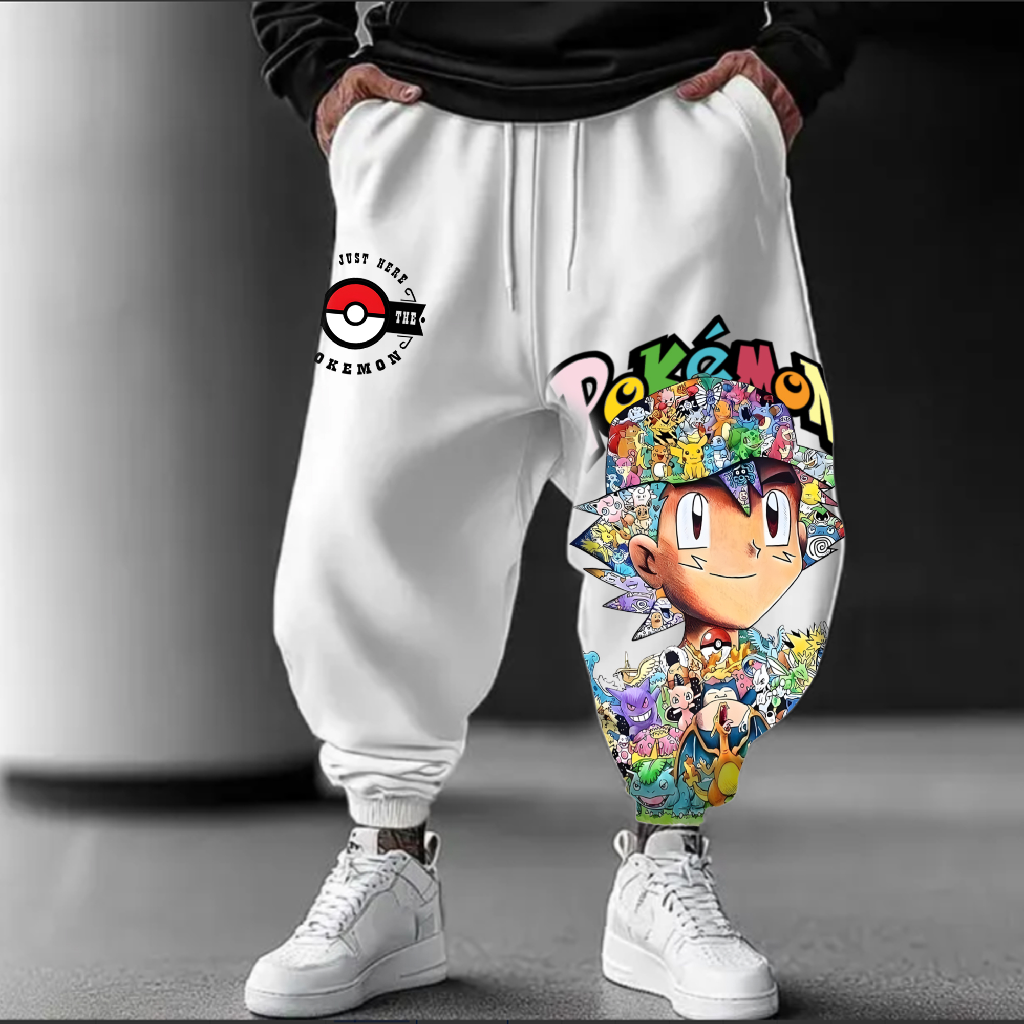 Unisex Casual Anime Streetwear Pants