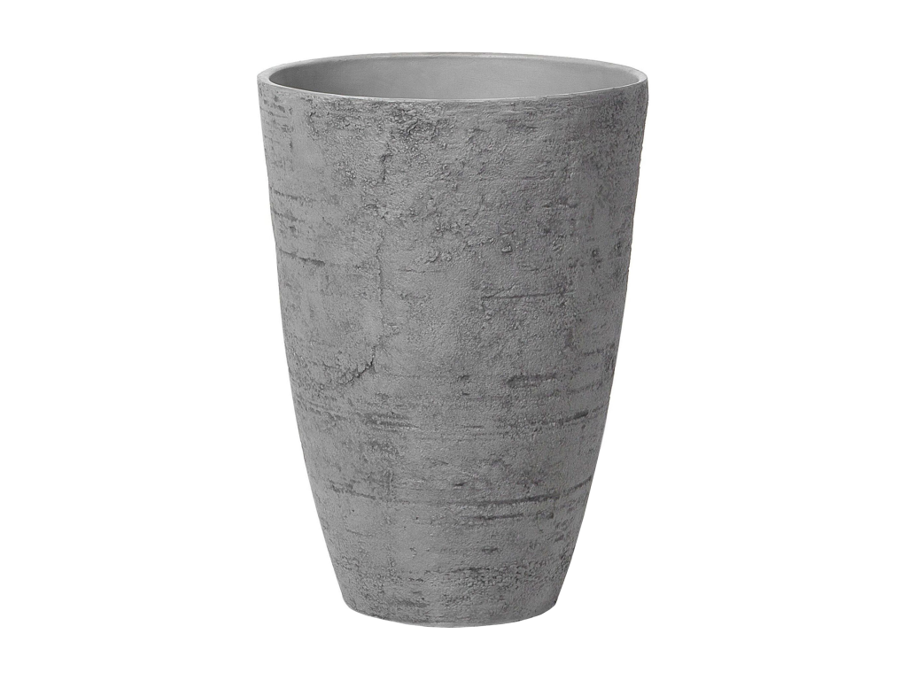 Maceta de mezcla de piedra gris ⌀ 43 cm CAMIA