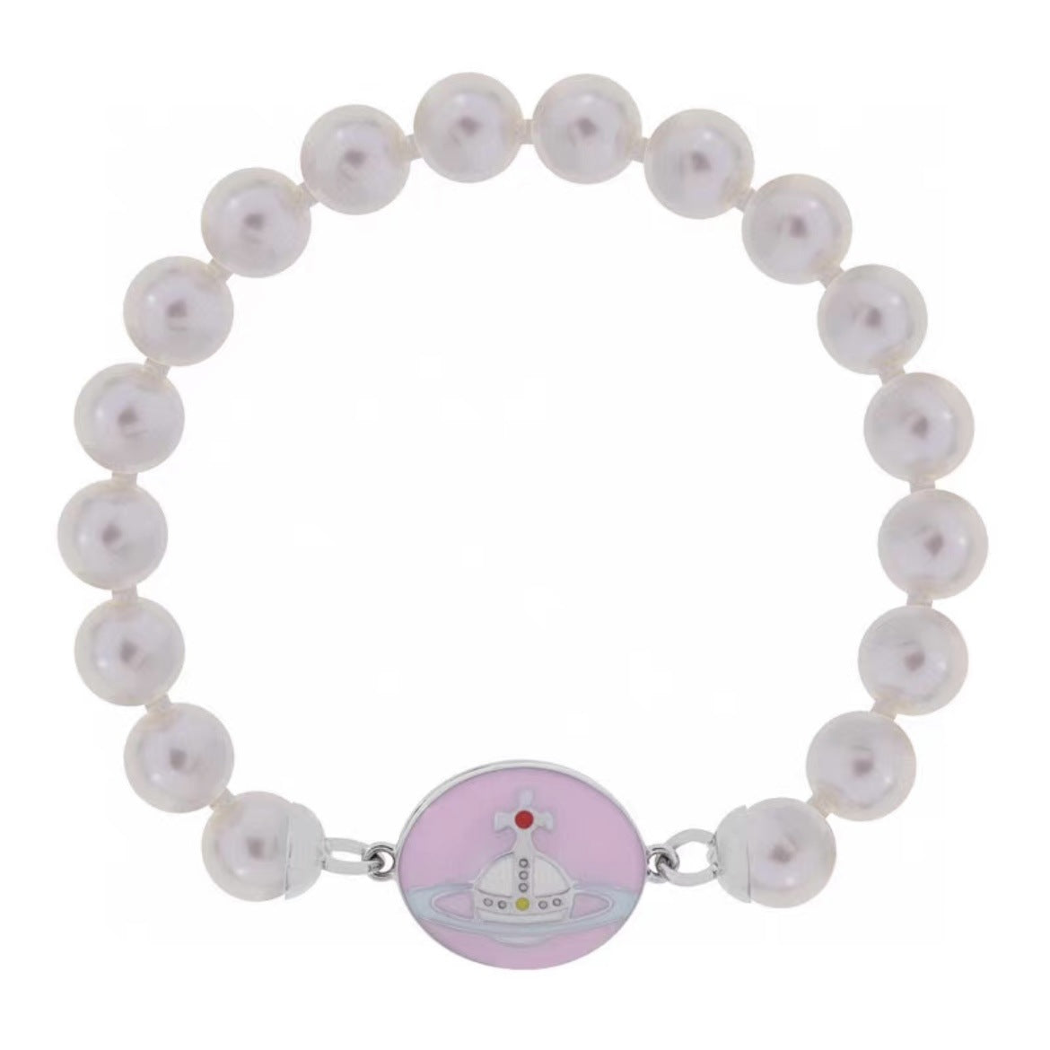 Vivienne Westwood Enamel Epoxy Saturn Bracelet - Original Replica Club