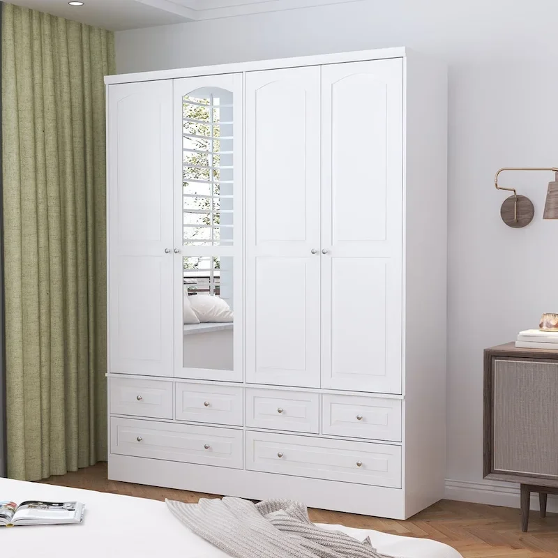 78.7H Combo Twin Wardrobe Set: Stylish and Functional Armoires for Your Closet