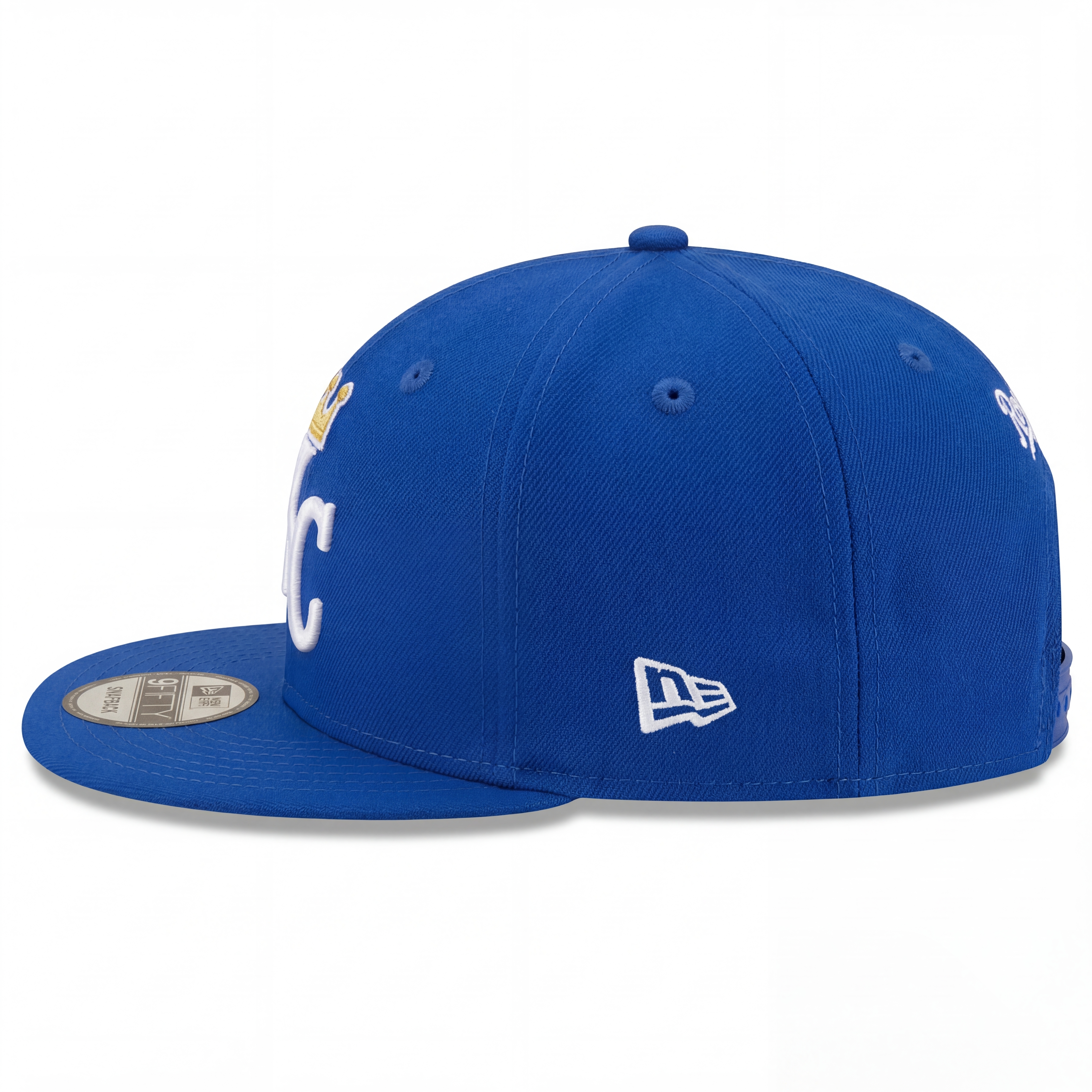 Kansas City Royals Royal Blue Snapback Hat | Gold Crown Edition - SEVEN HATS - SEVEN HATS