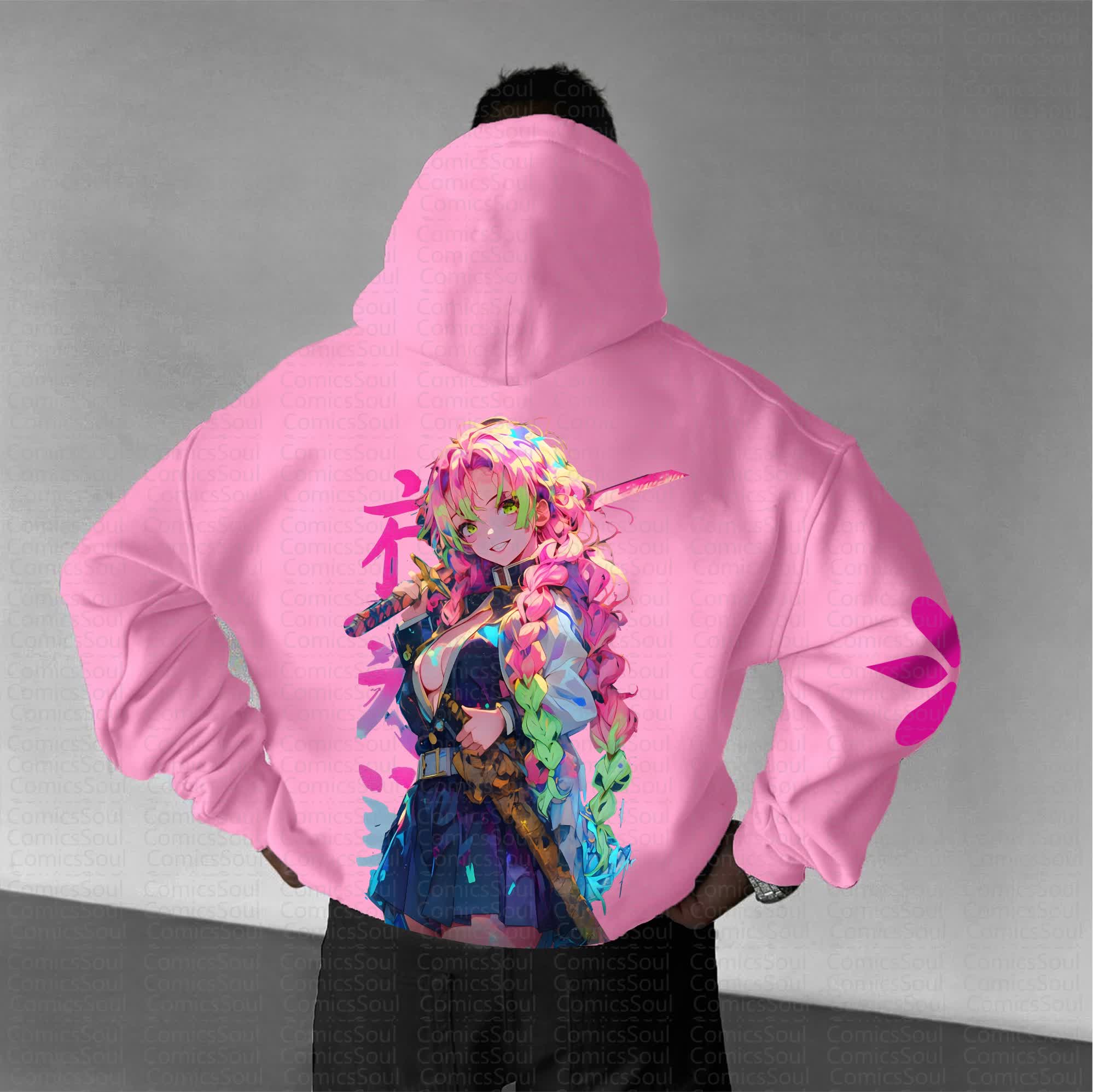 Unisex Anime Graphic Streetwear Vintage Hoodie丨Comicssoul