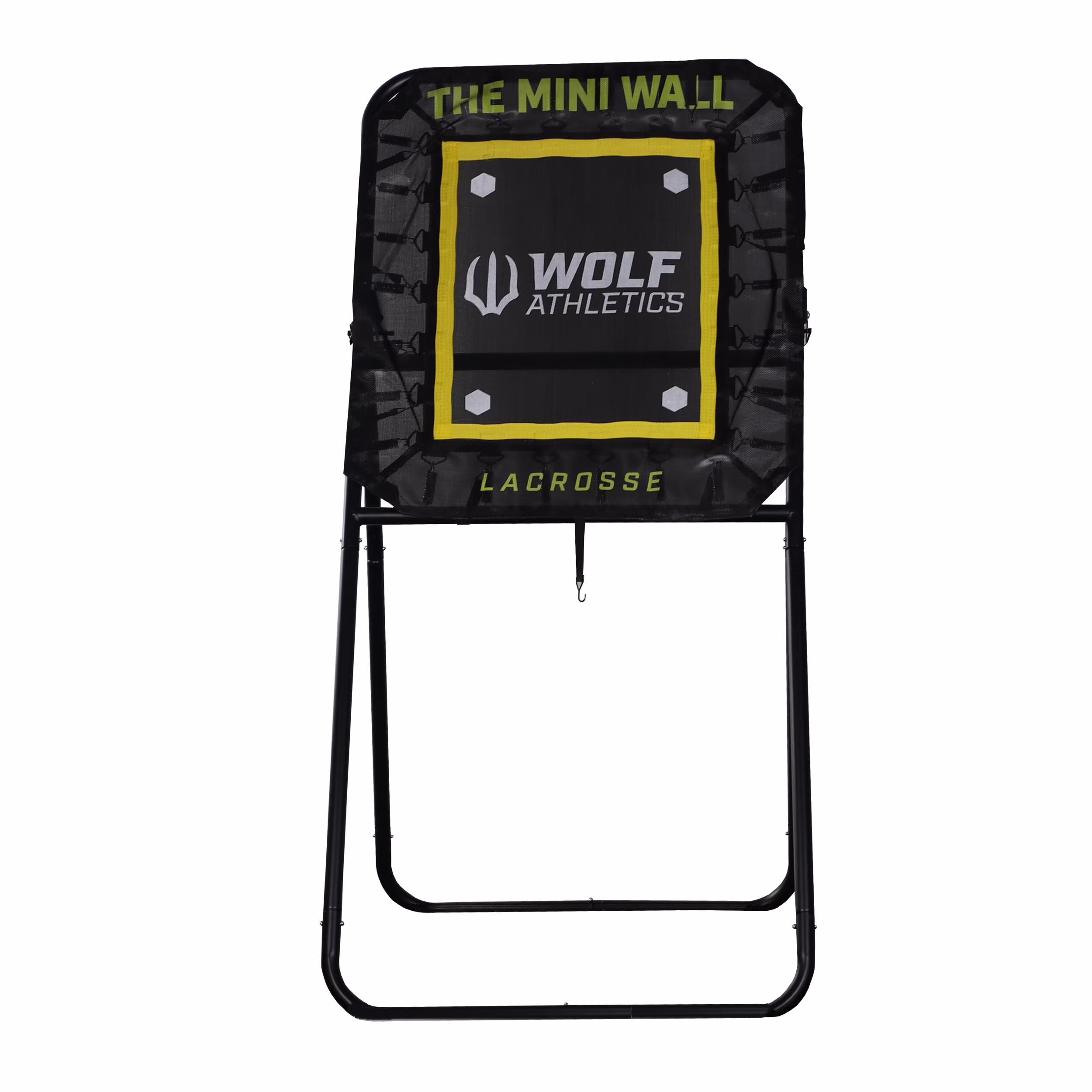Wolf Brand Mini Rebounder 36"x36" - Heavy - Duty, Durable Wall Bounceback with Steel Springs and Adjustable Angle