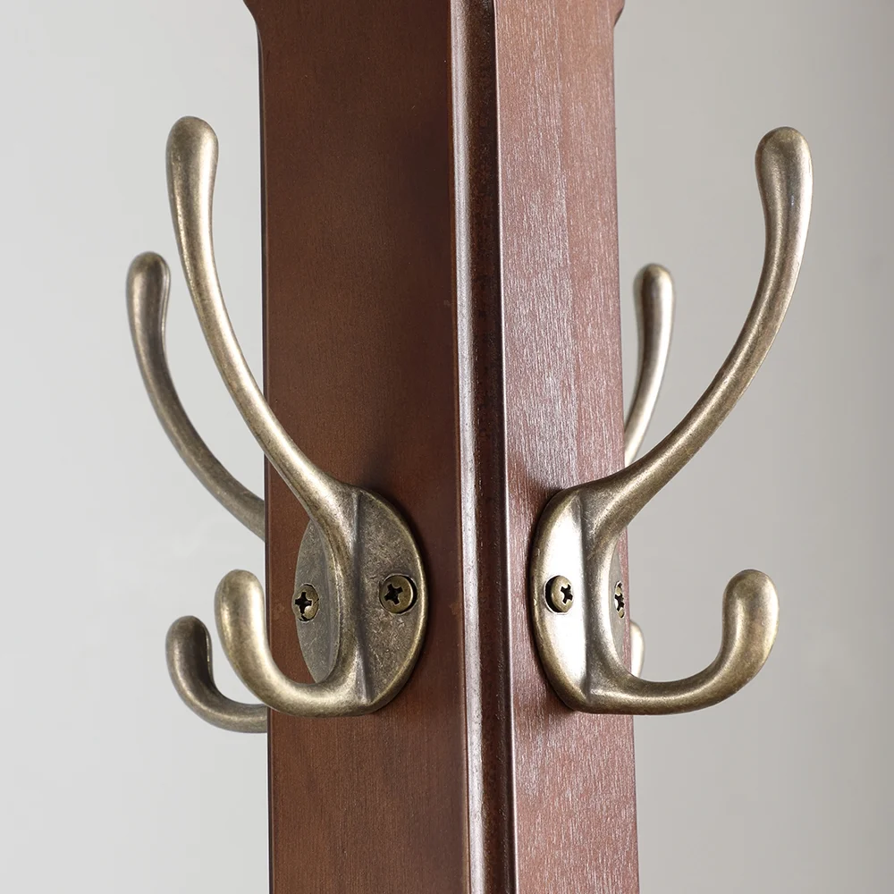 CT17088 Windsor Coat Rack, Walnut 18" W x 18" D x 18" H - image 3