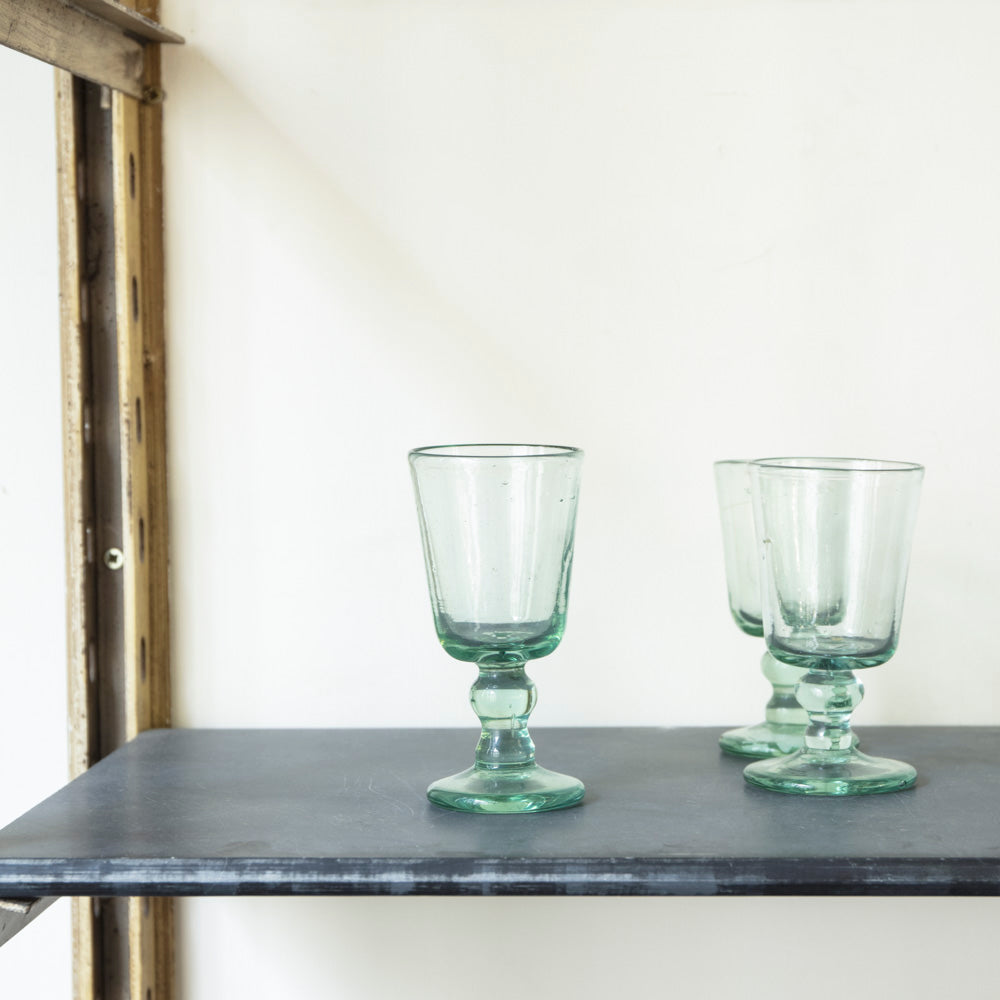 Verre à vin en verre soufflé - Salaheddin