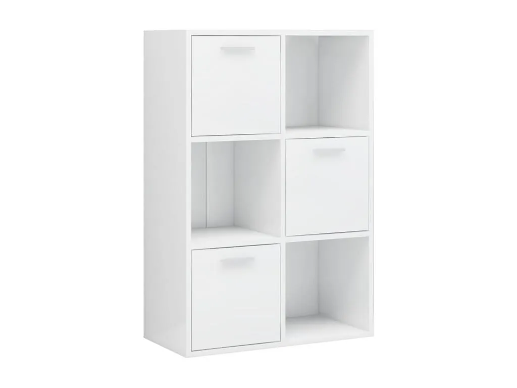Armario de almacenaje Alkihogares de ingeniería blanco 60x29.5x90 cm