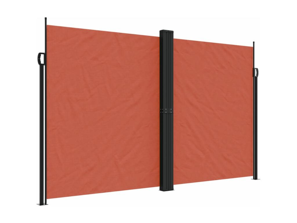 Toldo lateral retráctil terracota 200x1200 cm