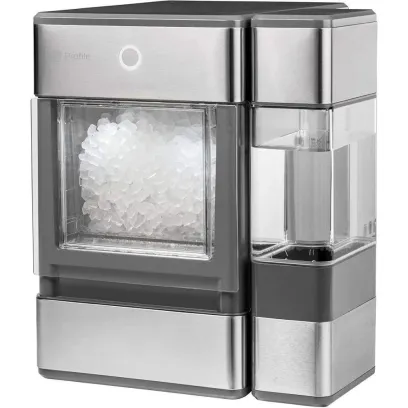 GE Profile Opal Countertop Nugget Ice Maker, Stainless Steel with LED, Bluetooth-Enabled, 24 lbs/day