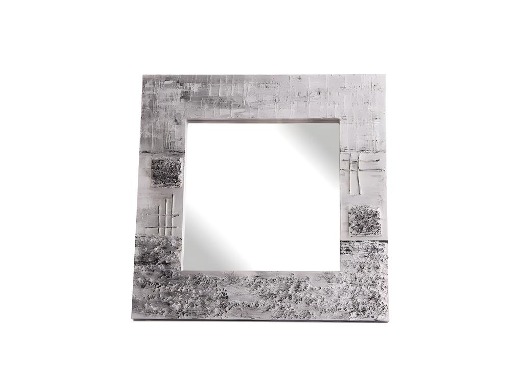 Espejo artesanal Silver Plata Acrílico