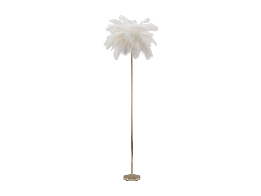 LÁMPARA DE PIE PALMA BLANCA CM Ø 55X160
