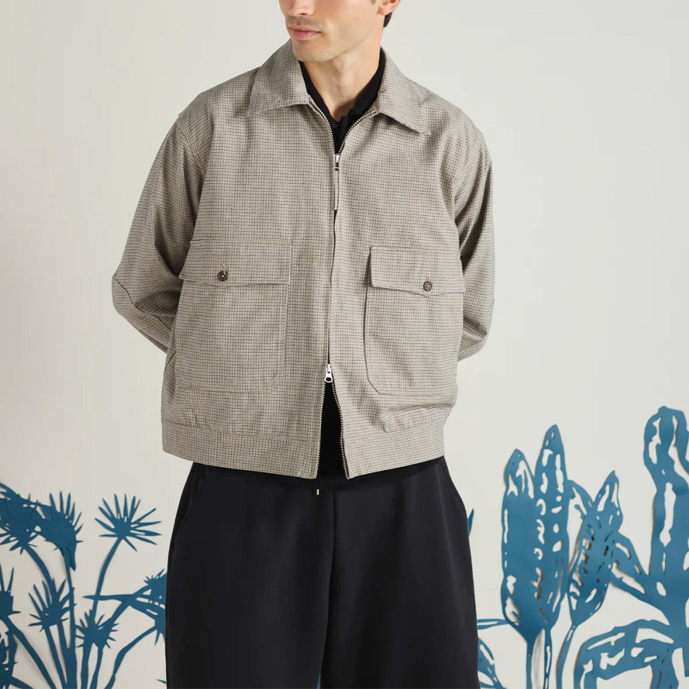 Universal Works - Veste Lucas - Marron Multi