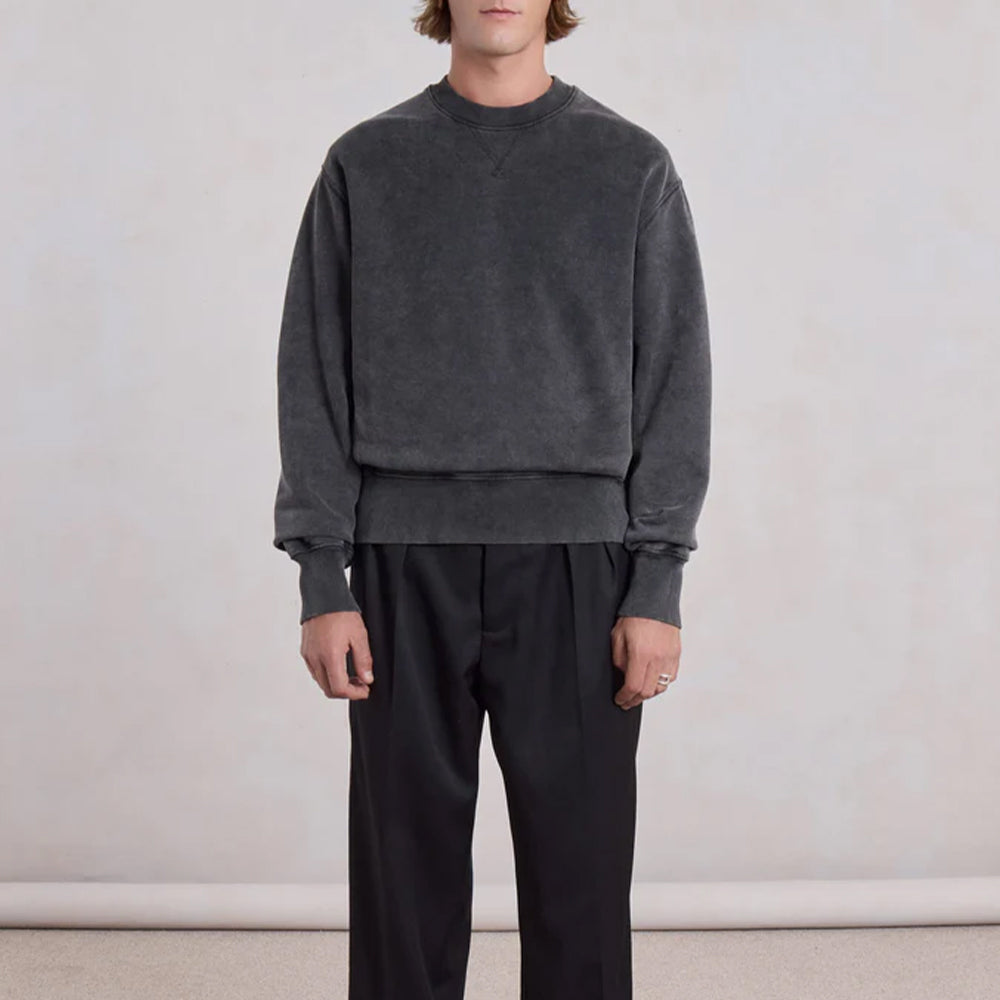 Museum Garments - Sweat Athlétique - Noir Délavé