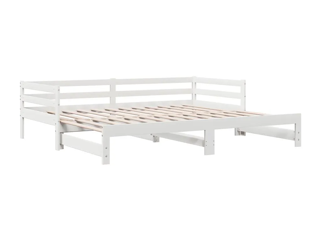 Sofá cama Andreuworldcasa maciza de Andreuworldcasa blanco 90x200 cm