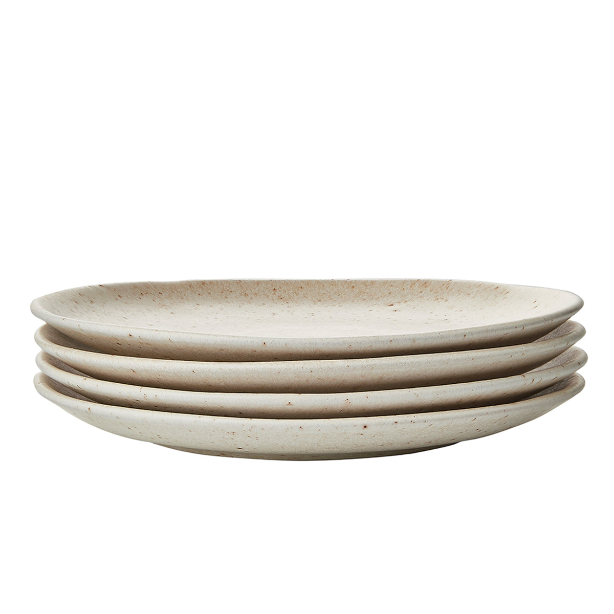Blokker Mixed Ceramics Dinerborden 4st. - Ø 26,5 cm - Crème