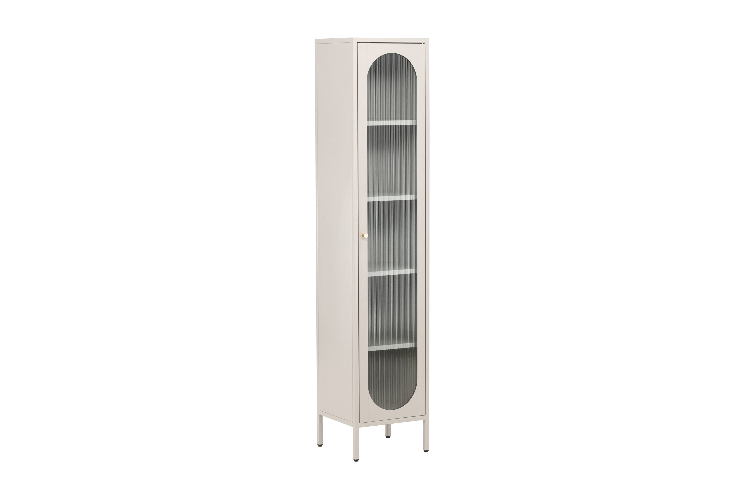 Rebellenclub Makani Vitrinekast 180x37cm - Greige