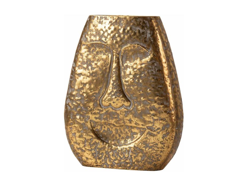 Florero Metal Dorado 29x12x35 Cm