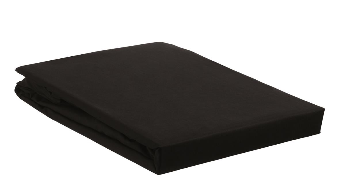 Beddinghouse Percale katoen - Hoeslaken - 180x200 - Zwart