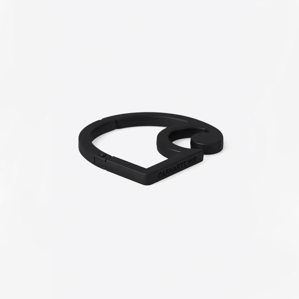Carhartt WIP - Mousqueton C Logo Carabiner - Noir