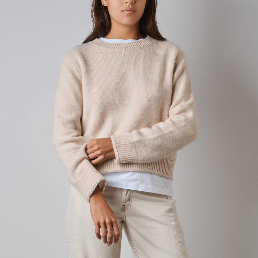 Merci - Pull Charlotte - Blanc Cassé