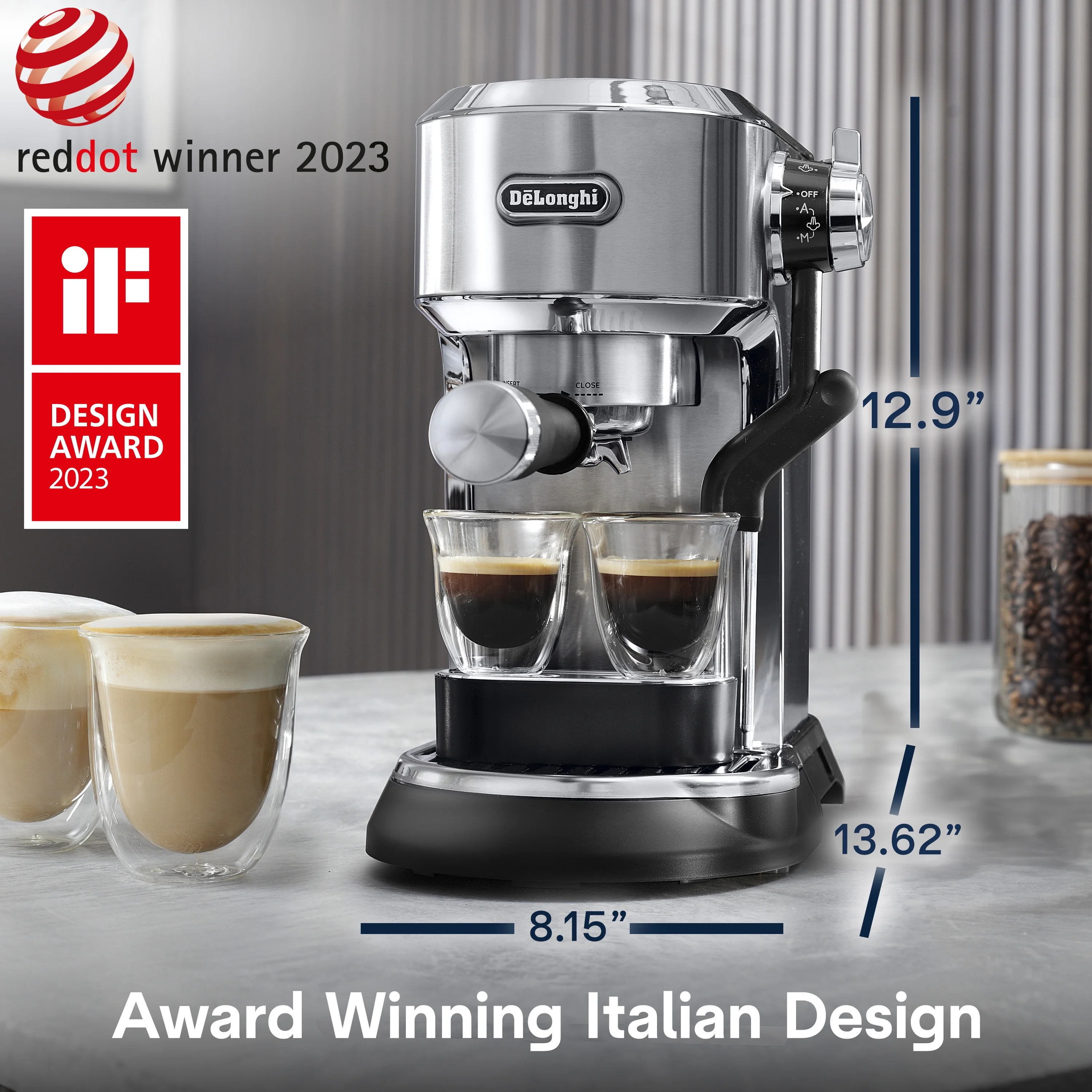 Delonghi New Dedica Maestro Plus Espresso Machine with Automatic Steam Wand - Image 6