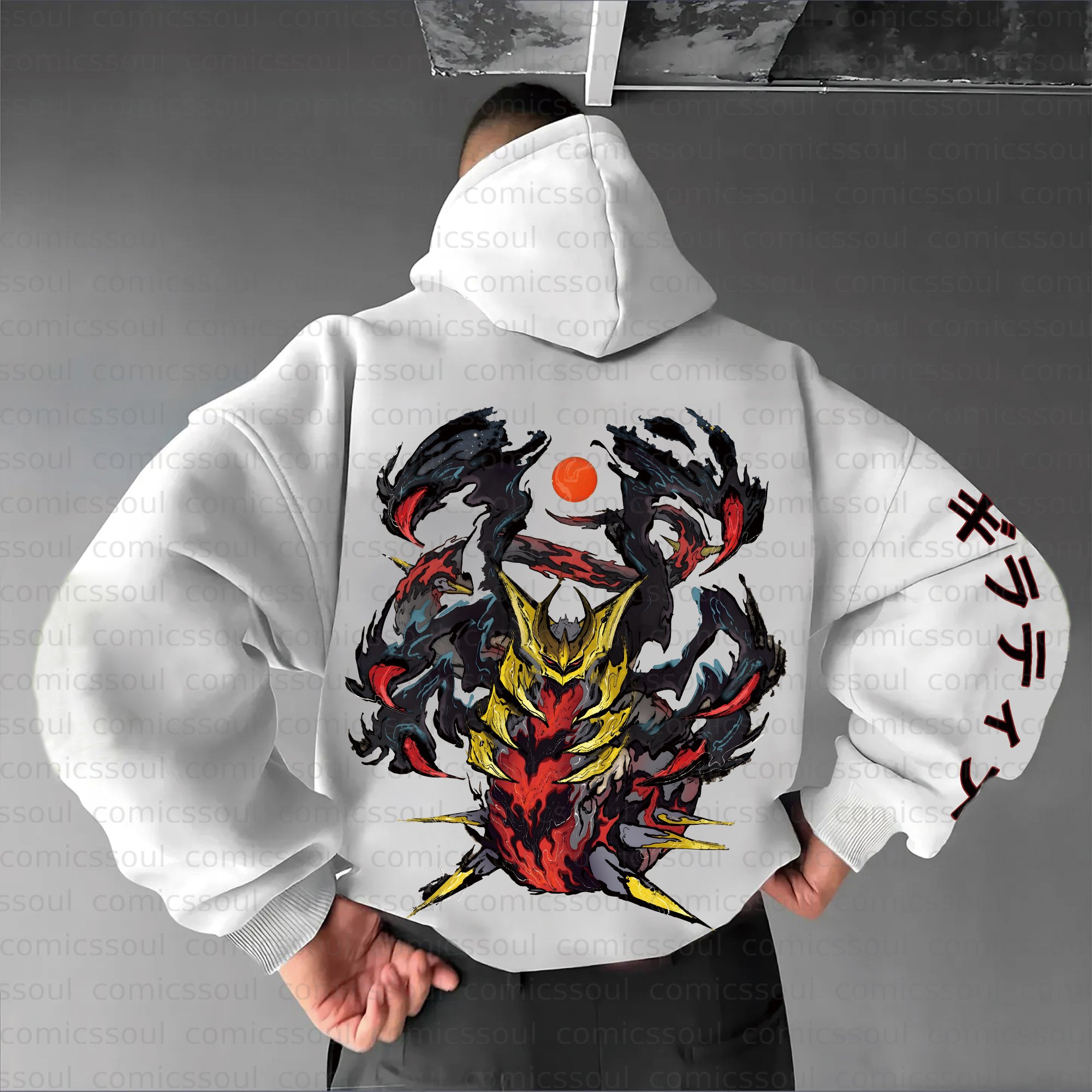 Unisex Anime Graphic Streetwear Vintage Hoodie