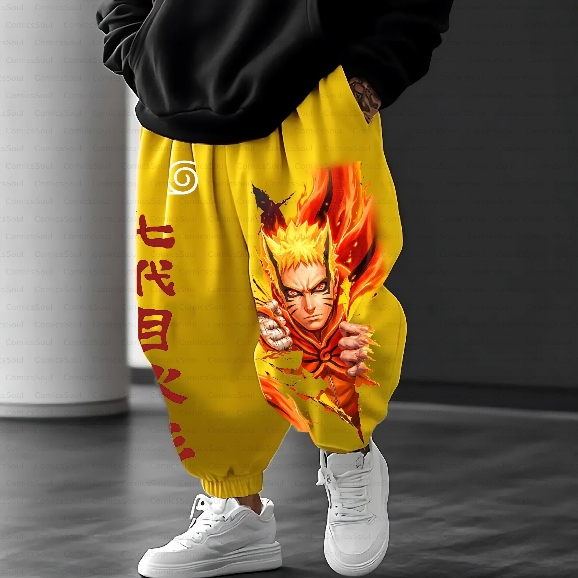 Unisex Casual Anime Streetwear Pant