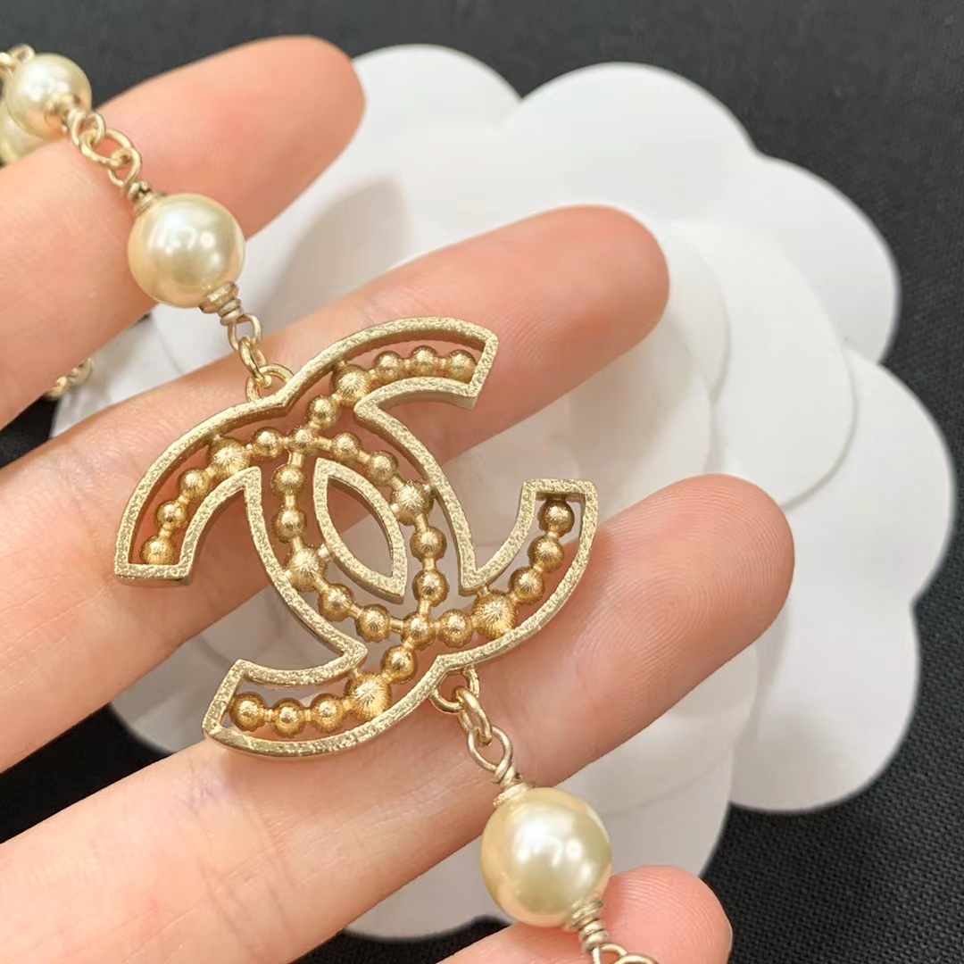 Chanel Luxury Prom Pearl Necklace - Original Replica Club