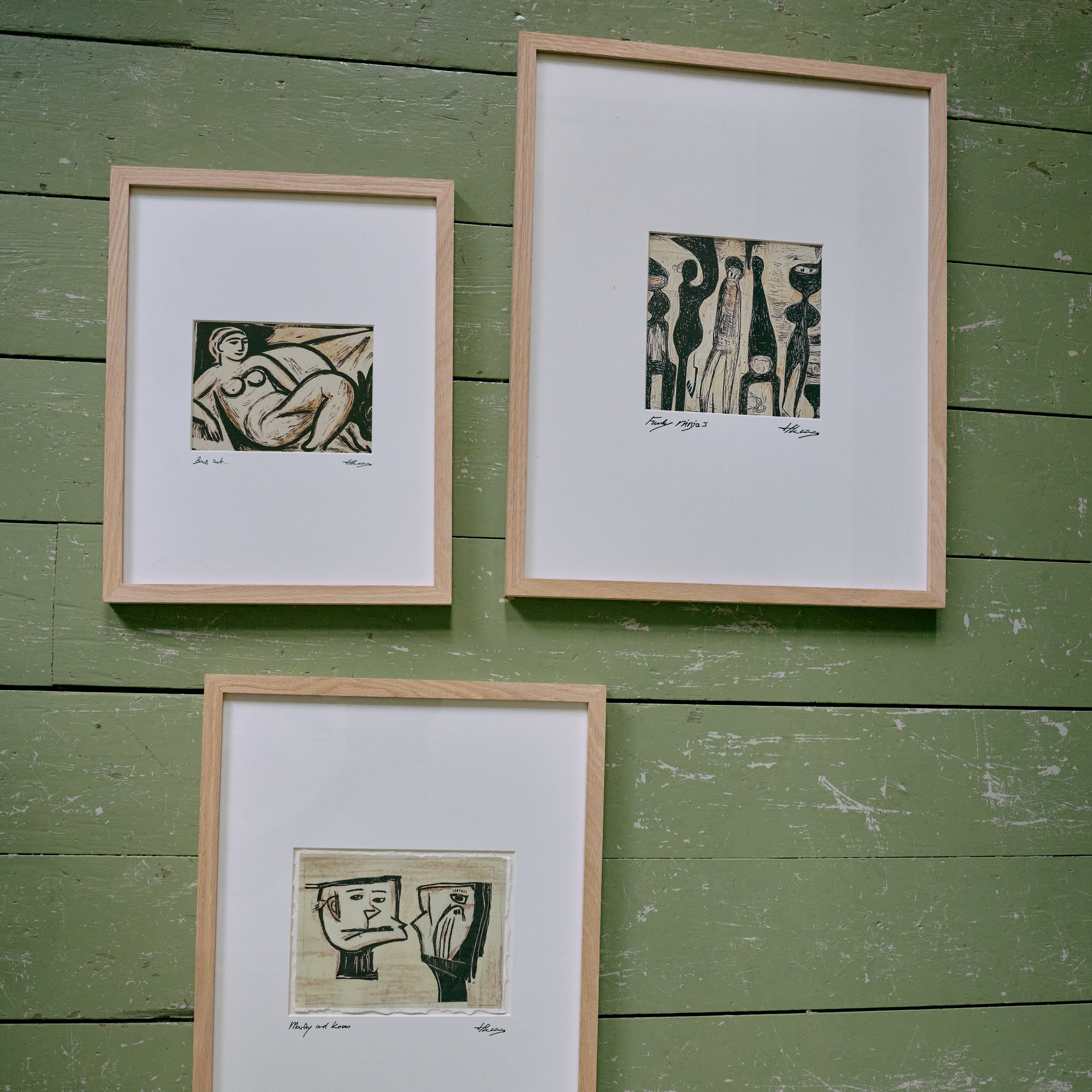 HKliving Framed Artwork Schilderij - Suns Out