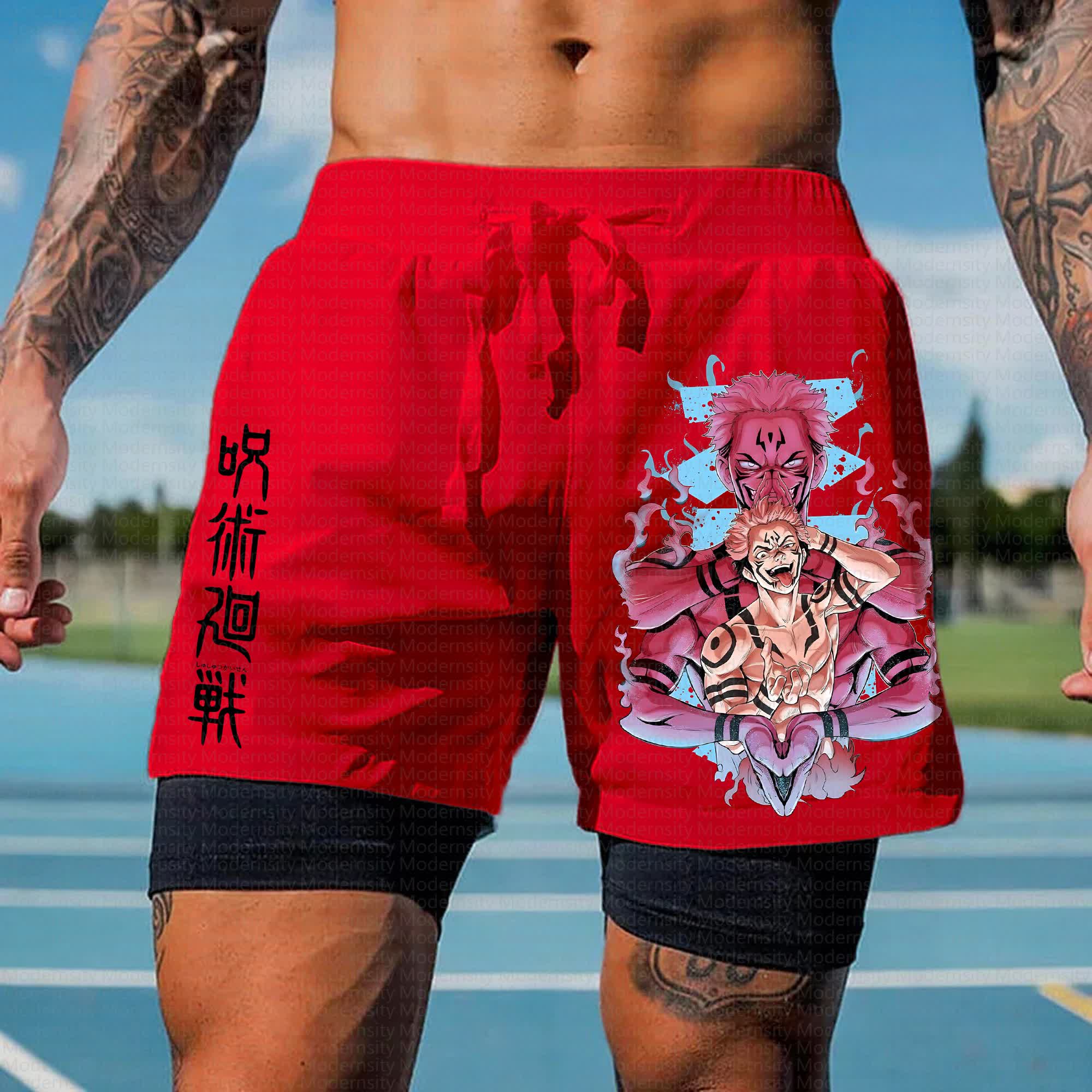 Unisex Casual Anime Streetwear Shorts 丨Comicssoul