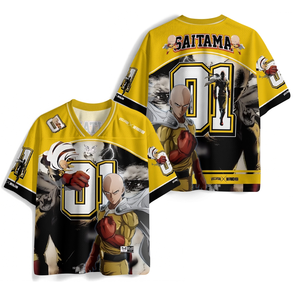 One-Punch Man Anime Football Jersey