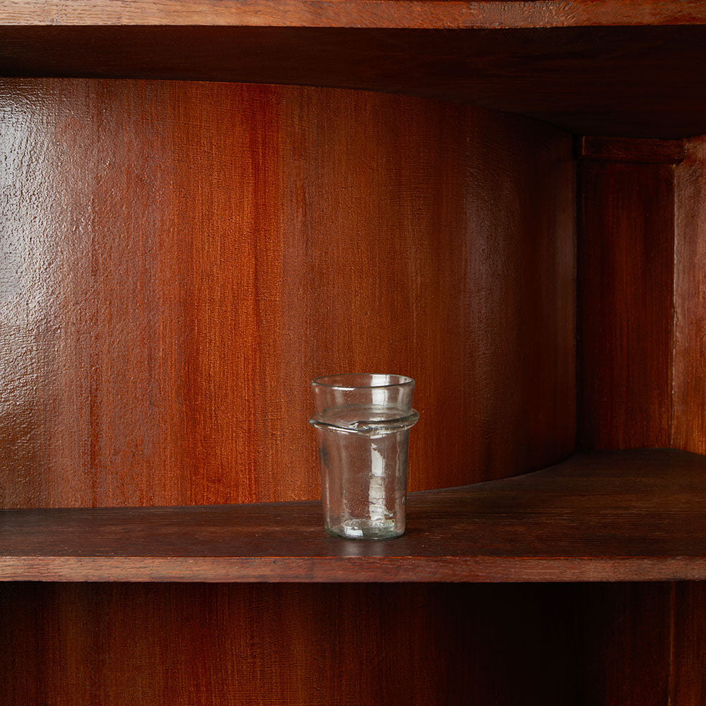 Verre annelé en verre soufflé - Transparent