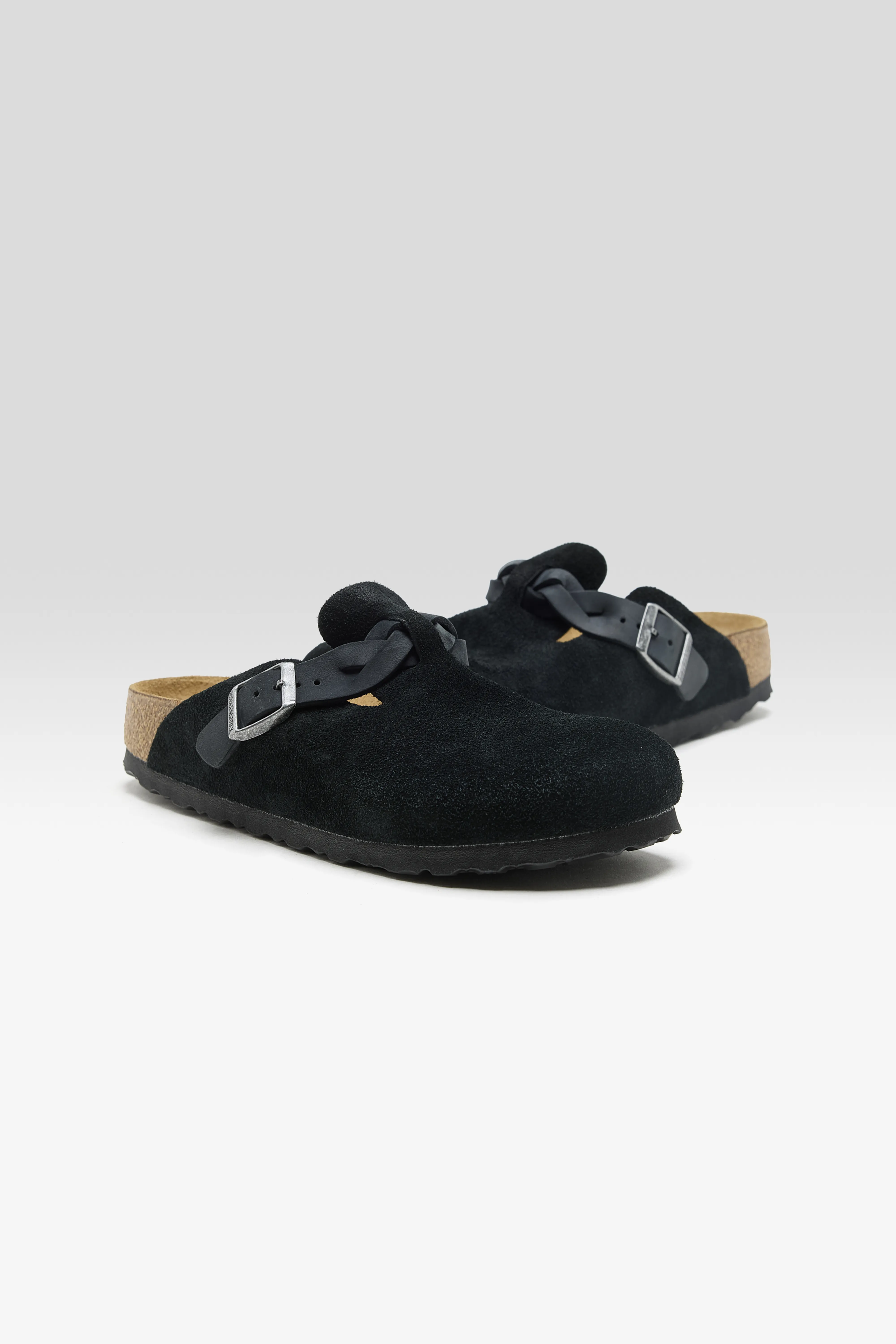 Bellerose Boston Braided Suede for Women (261 / W / BLACK)