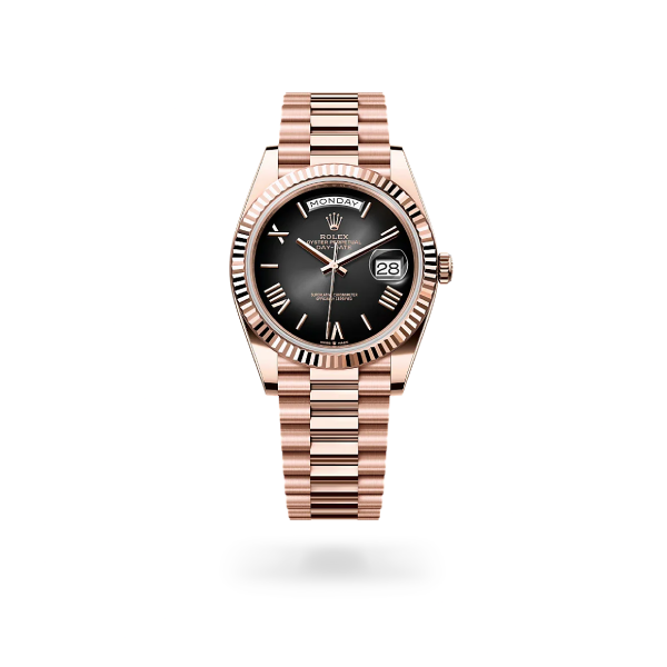 Superclone Rolex Day-Date Rose Gold | SmokeDial 228235 40 mm